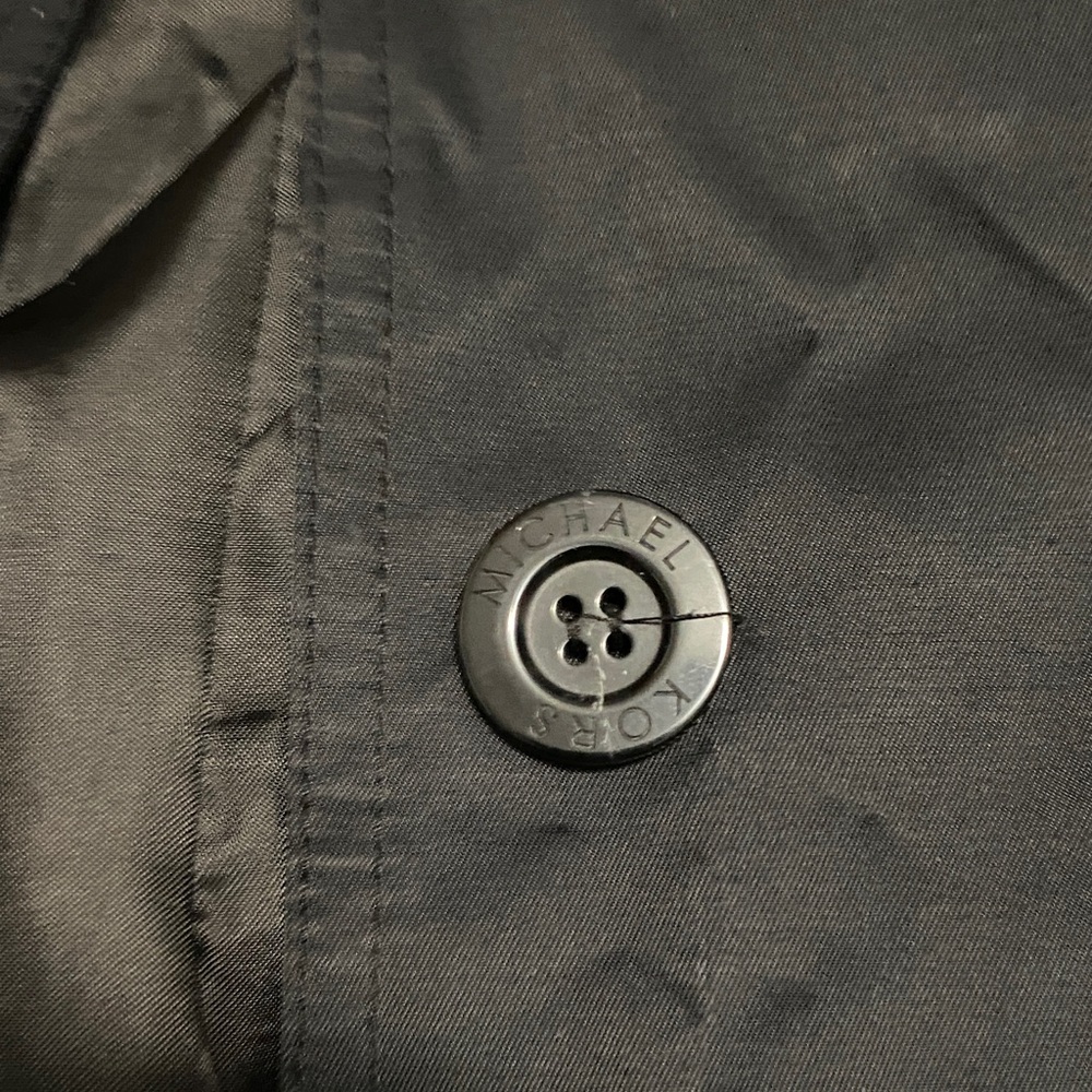Michael Kors Black Trench Jacket - Picture 3 of 8